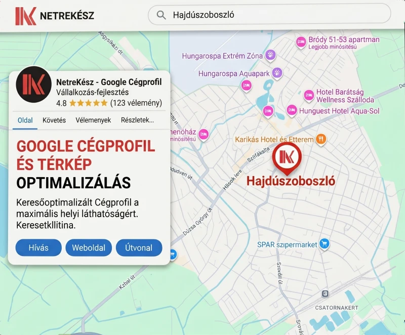 Google cégprofil minta